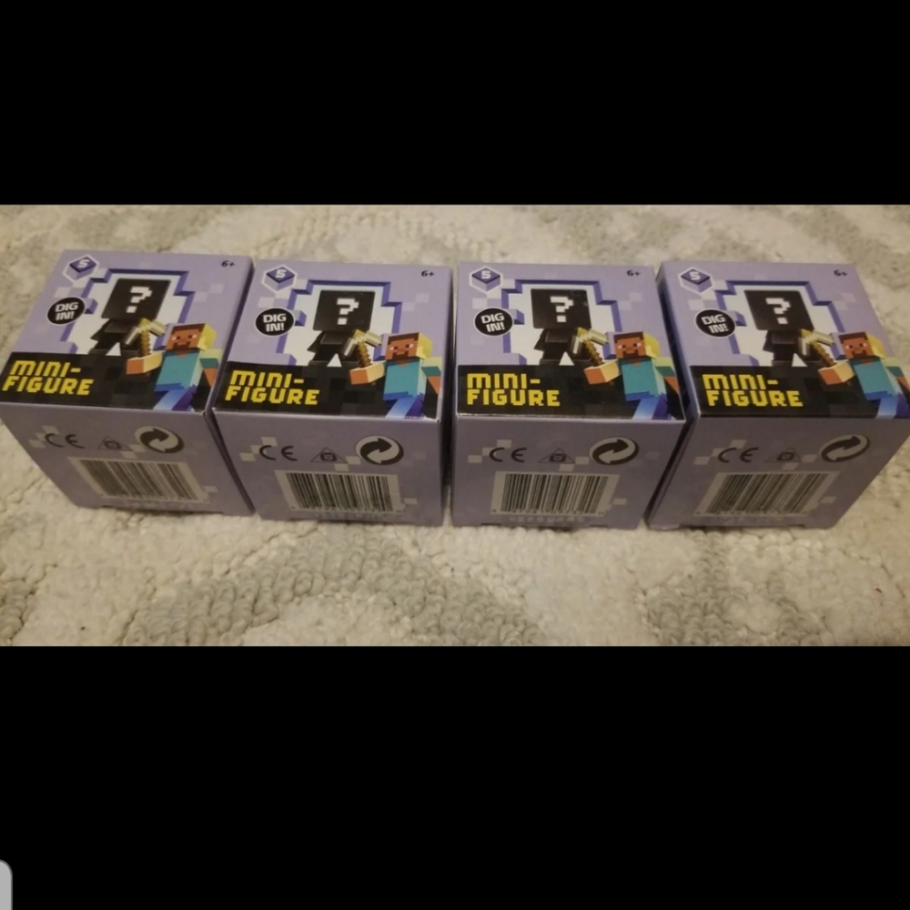 Minecraft Ice Series mini figure blindbox bundle.